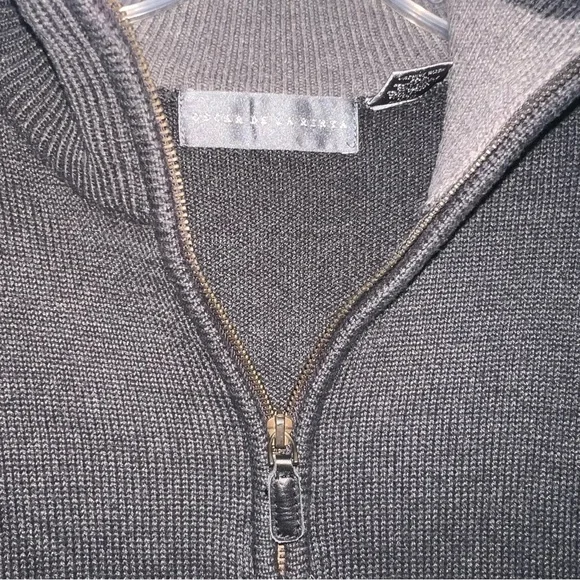 Oscar de la Renta Quarter-Zip Pullover Sweater